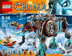 Cover Art for 5702015124058, Maula's Ice Mammoth Stomper Set 70145 by LEGO