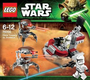 Cover Art for 0673419191579, Clone Troopers vs. Droidekas Set 75000 by LEGO