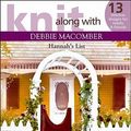 Cover Art for 9781609000417, Knit Along with Debbie Macomber: Hannah's List by Debbie Macomber