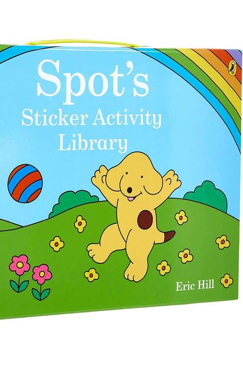 Cover Art for 9780141367163, Spot the Dog Sticker Activity Library Children Collection 10 Books Carry Case Gift Set (Spot's Activity Playbook, Spot's Busy Day Sticker book, Spot's Sticker scene book, Spot's Fun-time Colouring book, Happy Birthday Spot's, Spot's Holiday Activity Book by Eric Hill