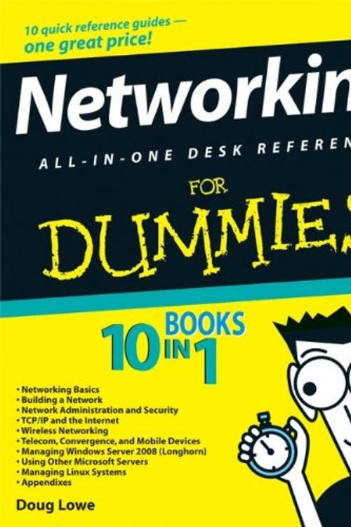 Cover Art for 9780470179154, Networking All-in-one Desk Reference for Dummies by Doug Lowe