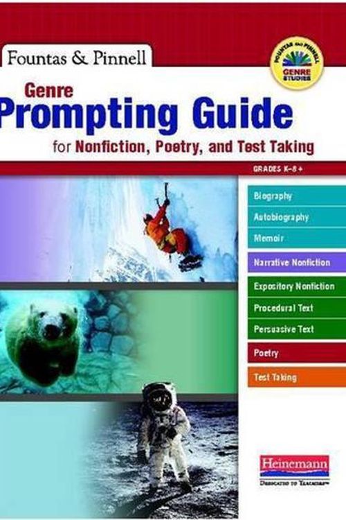 Cover Art for 9780325042985, Genre Prompting Guide for Nonfiction, Poetry, and Test Taking by Irene Fountas