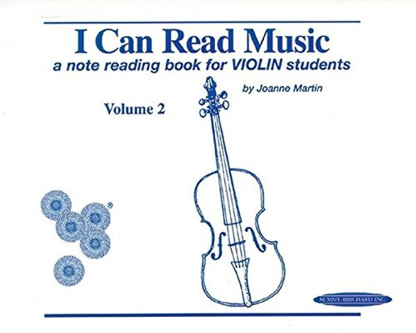 Cover Art for 0029156300192, I Can Read Music, Vol 2: A note reading book for VIOLIN students by Joanne Martin