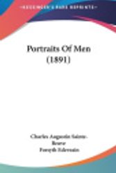 Cover Art for 9781104206918, Portraits of Men (1891) by Charles Augustin Sainte-Beuve