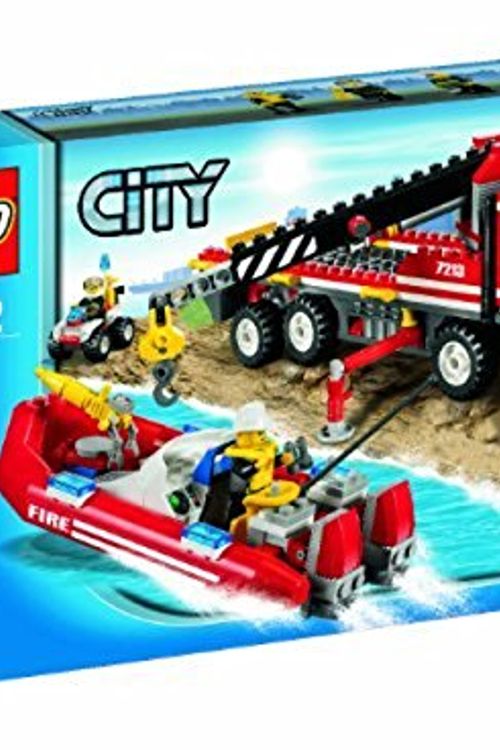 Cover Art for 0673419130196, Off-Road Fire Truck & Fireboat Set 7213 by LEGO