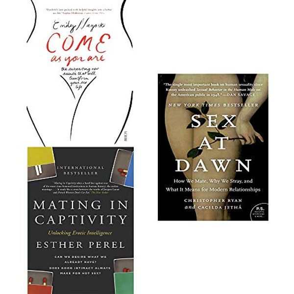 Cover Art for 9789123589517, Come as You Are, Mating in Captivity and Sex at Dawn 3 Books Bundle Collection With Gift Journal - the surprising new science that will transform your sex life, How We Mate, Why We Stray, and What It Means for Modern Relationships by Emily Nagoski, Esther Perel, Christopher Ryan