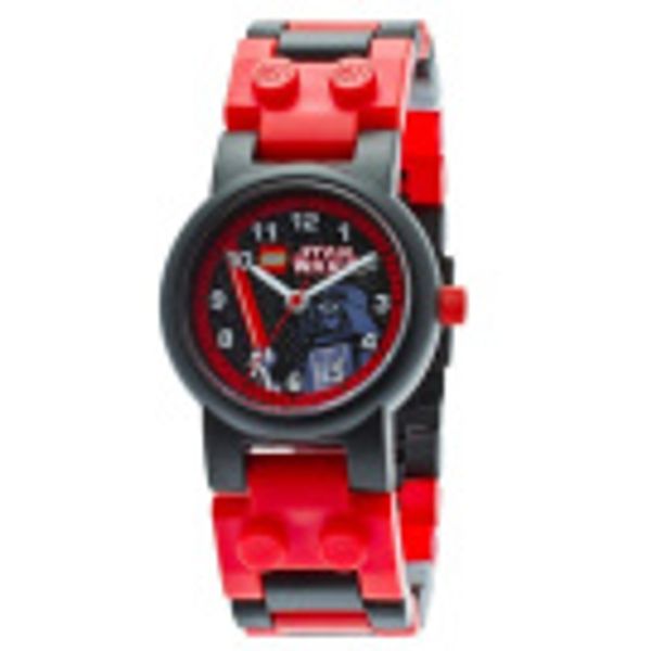 Cover Art for 0812768020301, LEGO Star Wars 8020301 Darth Vader Kids Buildable Watch with Link Bracelet and Minifigure | black/red | plastic | 25mm case diameter| analogue quartz | boy girl | official by Unknown