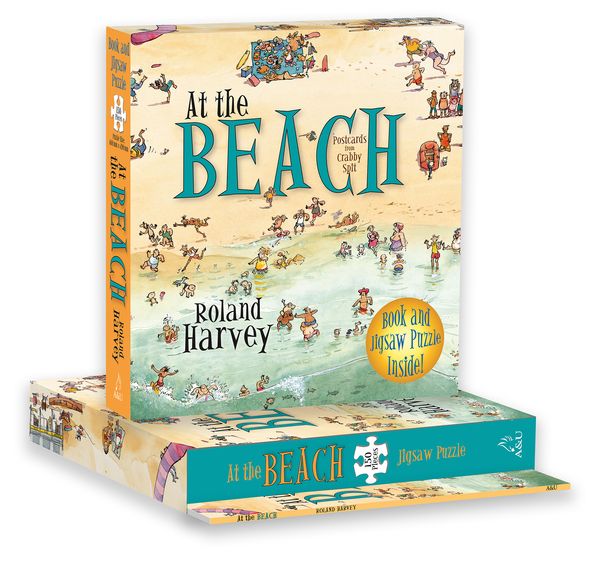 Cover Art for 9781760290252, At The Beach Book and Jigsaw Puzzle by Roland Harvey