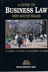 Cover Art for 9780646165059, A Guide to Business Law in NSW: AND Study Guide by J.C. Carvan
