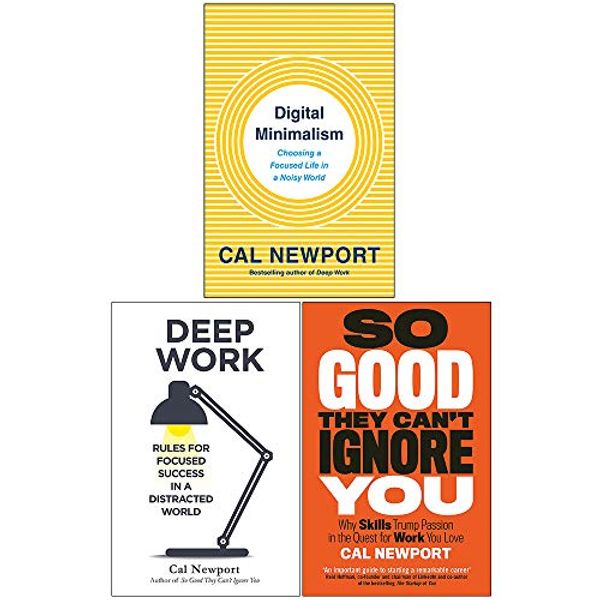 Cover Art for 9789123792900, Cal Newport 3 Books Collection Set (Digital Minimalism, Deep Work, So Good They Cant Ignore You) by Cal Newport