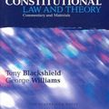 Cover Art for 9781862875852, Australian Constitutional Law and Theory by Emeritus Professor Macquarie University and Adjunct Professor Tony Blackshield