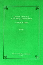 Cover Art for 9788876422577, Quantum cohomology at the Mittag-Leffler Institute (Publications of the Scuola Normale Superiore) by Paolo Aluffi