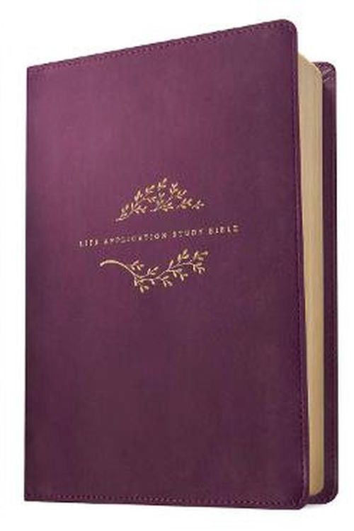 Cover Art for 9781496455185, NLT Life Application Study Bible, Third Edition (Red Letter, LeatherLike, Purple) by Tyndale (creator)