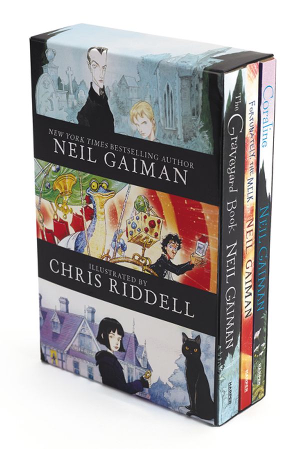 Cover Art for 9780062379825, Neil Gaiman/Chris Riddell 3-Book Box Set by Neil Gaiman
