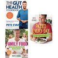 Cover Art for 9789123643042, gut health cookbook, family food and paleo every day 3 books collection set by pete evans - everything you need to know about the gut130 delicious paleo recipe for every day, 120 delicious and nourish by Pete Evans