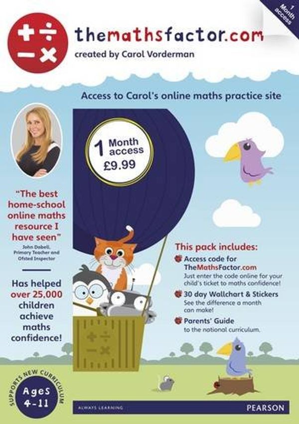 Cover Art for 9780435177232, Maths Factor: 1 Month Access to Carol Vorderman's themathsfa by Carol Vorderman