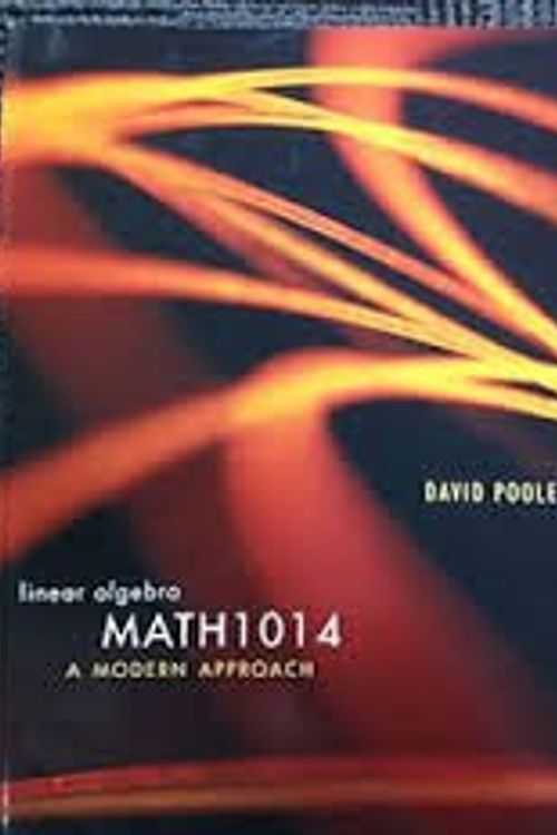 Cover Art for 9780170216371, Linear Algebra by David Poole