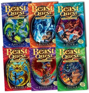 Cover Art for 9783200331846, Beast Quest Collection Series 5 Pack Adam Blade 6 Books Set 25 to 30 (Amictus the Bug Queen, Trema the Earth Lord, Koldo the Arctic Warrior, Rokk the Walking Mountain, Hawkite, Arrow of the Air, Krabb Master of the Sea) by Adam Blade