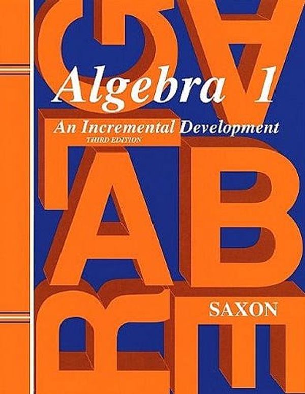 Cover Art for 9781565771239, Saxon Algebra 1 by Saxon