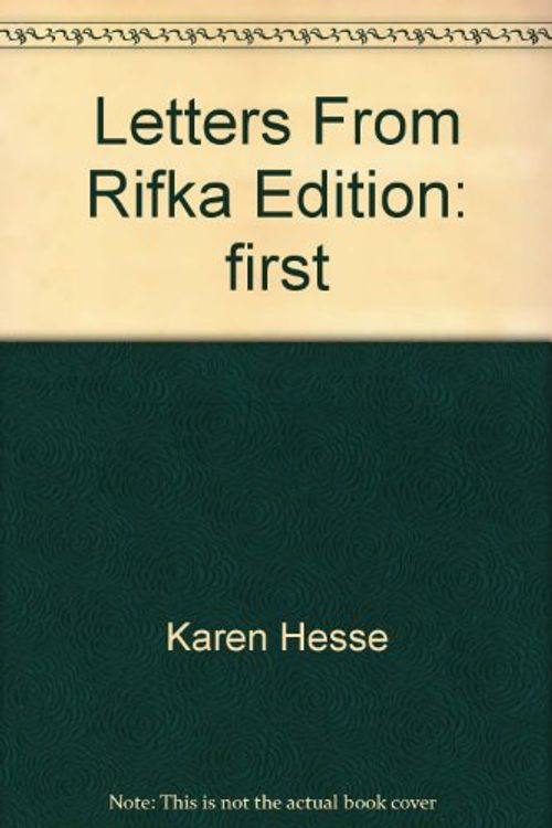 Cover Art for 9780440830504, Letters From Rifka by Karen Hesse