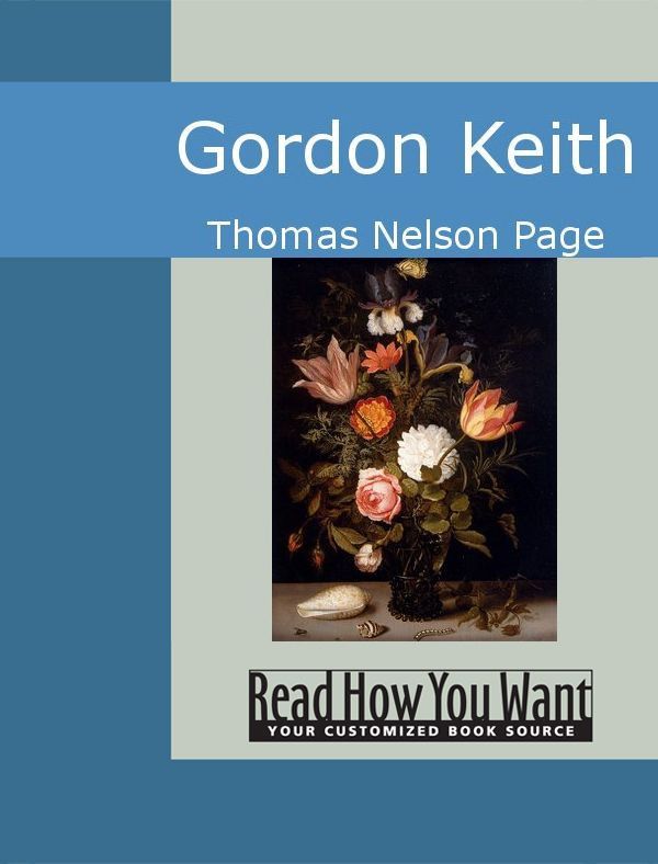 Cover Art for 9781442948686, Gordon Keith by Thomas Nelson Page