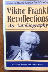 Cover Art for 9780306454103, Viktor Frankl-recollections by Viktor E. Frankl