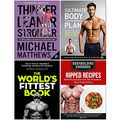 Cover Art for 9789123934140, Thinner Leaner Stronger, Your Ultimate Body Transformation Plan, The World's Fittest Book, Bodybuilding Cookbook Ripped Recipes 4 Books Collection Set by Michael Matthews, Nick Mitchell, Ross Edgley, Iota