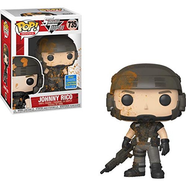 Cover Art for 9899999376767, Funko Johnny Rico (2019 Summer Con Exc) Pop Movies Vinyl Figure & 1 Compatible Graphic Protector Bundle (40154 - B) by POP