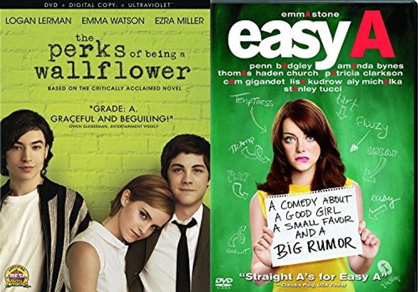 Cover Art for 0720780794981, Perks of Being a Wallflower + Easy A DVD Fun School Comedy movie Set Combo Edition by Unknown