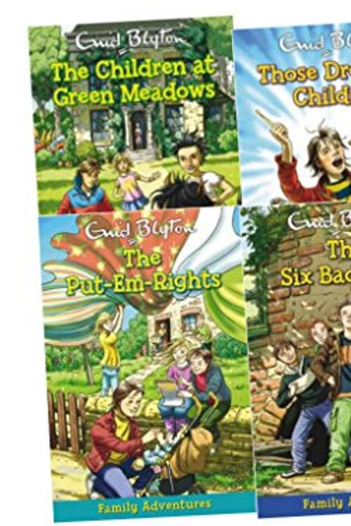 Cover Art for B004H28PUO, Enid Blyton Family Adventures Series Collection 6 Books Set (The Children at Green Meadows, The Six Bad Boys, The Family at Red-Roofs, House at the Corner, The Put-Em-Rights, Those Dreadful Children) by Unknown