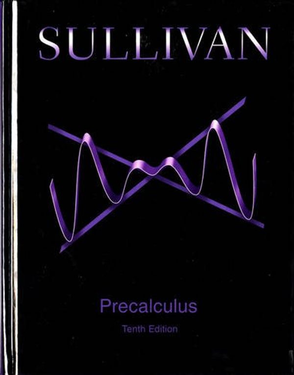 Cover Art for 9780321979070, Precalculus by Michael Sullivan