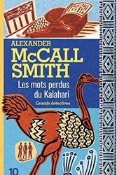 Cover Art for 9782264037633, Les mots perdus du Kahalari by Alexander McCall Smith