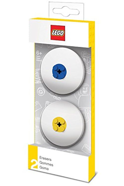 Cover Art for 4895028515188, LEGO Erasers (Blue Yellow) Set 5005108 by 