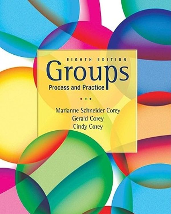 Cover Art for 9780495600763, Groups by Marianne Corey, Gerald Corey