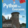 Cover Art for B07ZN7N5KW, Python For Everyone, 3rd Edition by Cay S. Horstmann, Rance D. Necaise