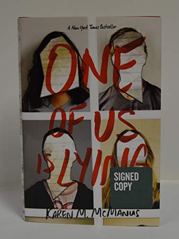 Cover Art for B07KVS96B5, KAREN M McMANUS signed 'One of Us Is Lying' Hardcover Book FIRST EDITION by Unknown