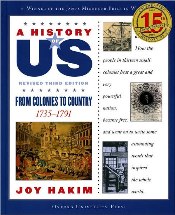Cover Art for 9780195188967, From Colonies to Country by Joy Hakim