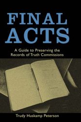 Cover Art for 9780801881725, Final Acts by Trudy Huskamp Peterson