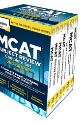 Cover Art for 9780451487155, Princeton Review MCAT Subject Review Complete Boxed Set, 2nd Edition7 Complete Books + Access to 3 Full-Length Prac... by Princeton Review