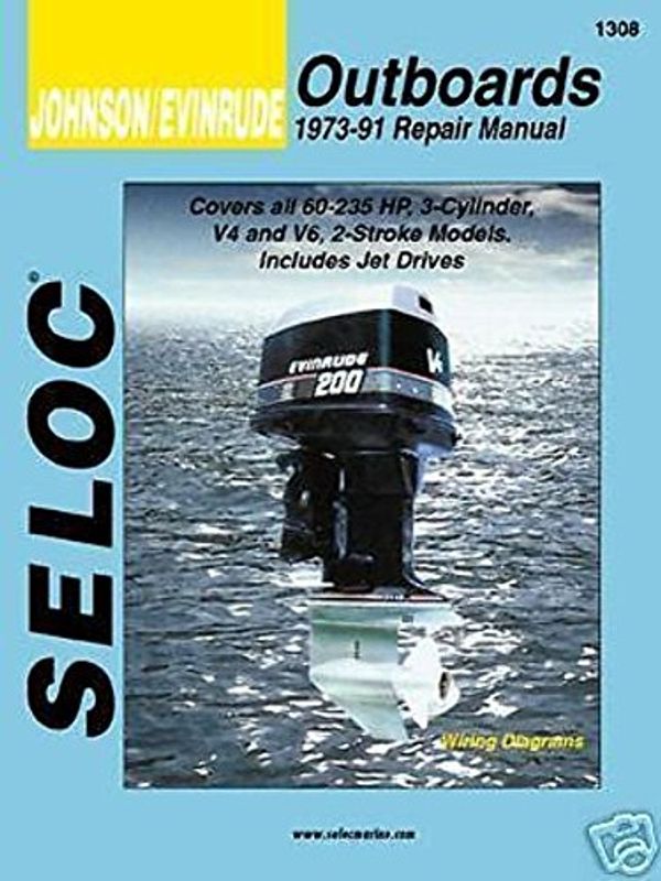 Cover Art for 9780893300104, Johnson/Evinrude Outboards, 3, 4, & 6 Cylinders, 1973-91 by Seloc