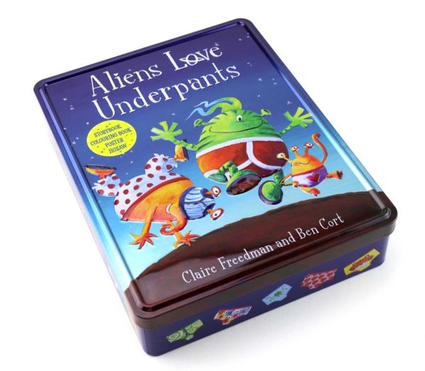 Cover Art for 9781471167997, Aliens Love Underpants Anniversary Tin by Claire Freedman