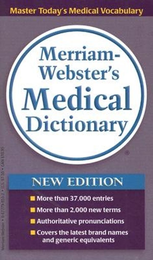Cover Art for 9780877798538, Merriam-Webster's Medical Dictionary by Merriam Webster