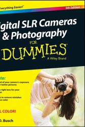 Cover Art for 9781118951293, Digital SLR Cameras and Photography For Dummies by David D. Busch