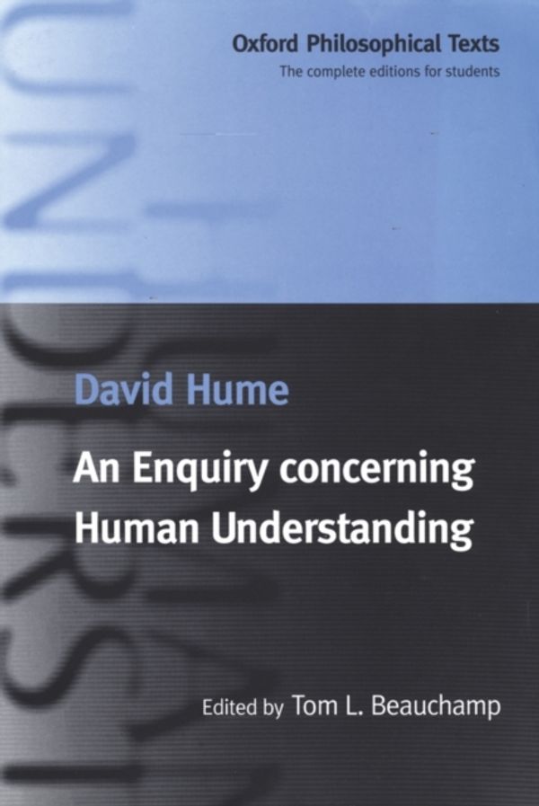 Cover Art for 9780198752486, An Enquiry Concerning Human Understanding by David Hume