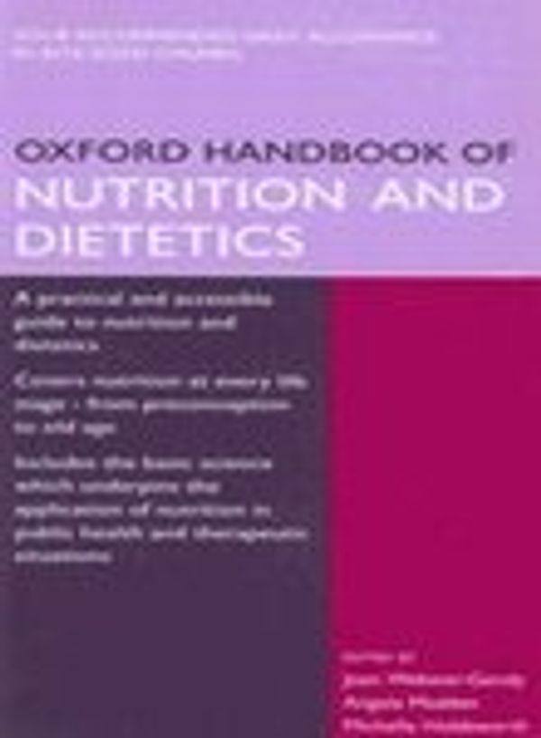 Cover Art for 9780195689341, OXFORD HANDBOOK OF NUTRITION AND DIETETICS. by Joan & Angela Madden & Michelle Holdsworth (edits). Webster-Gandy