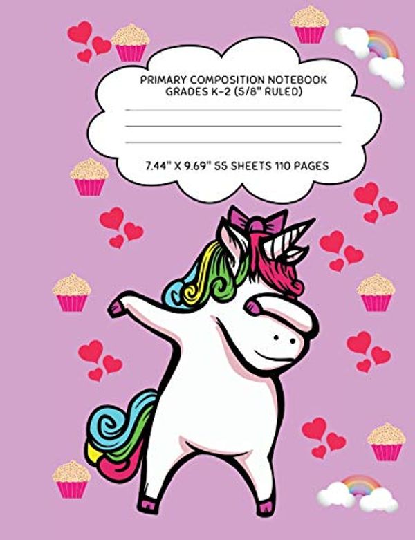 Cover Art for 9781726145916, Primary Composition Notebook Grades K-2 (5/8" Ruled): Dabbing Unicorn Journal & Doodle Diary - 112 Pages of Blank & Lined Paper for Writing and Drawing by Mind Over Matter Creations