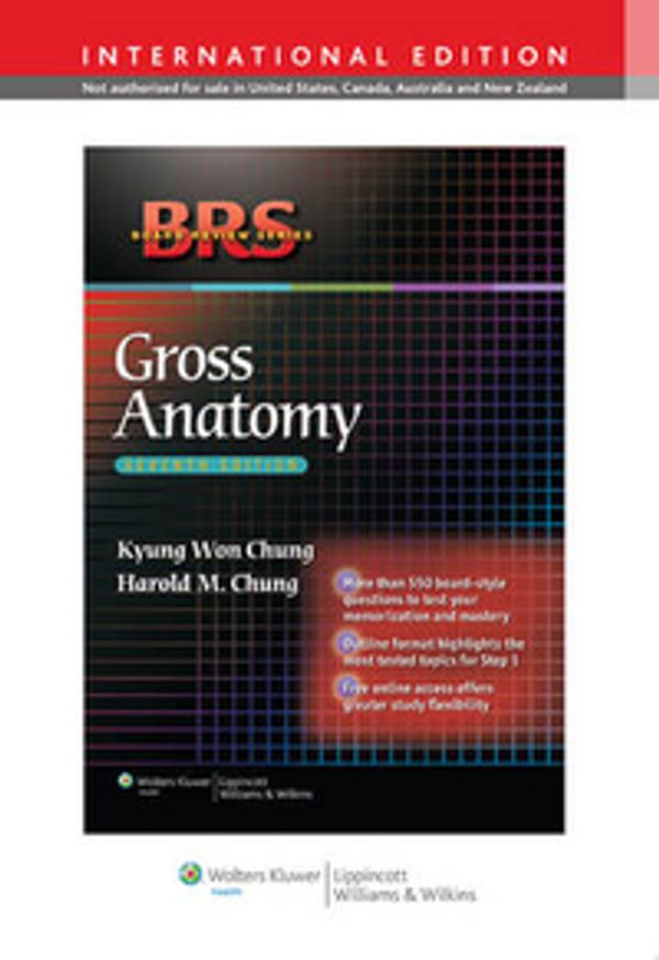 Cover Art for 9781451110463, Brs Gross Anatomy by Kyung Won Chung, Harold M. Chung