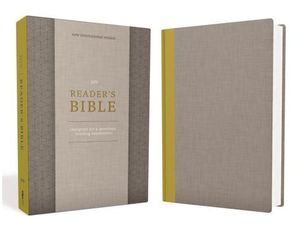 Cover Art for 9780310446613, NIV, Reader's Bible, Cloth Over Board, Gold/Gray: Designed for a Seamless Reading Experience by Zondervan