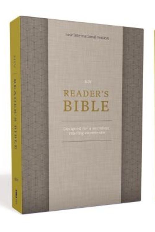 Cover Art for 9780310446613, NIV, Reader's Bible, Cloth Over Board, Gold/Gray: Designed for a Seamless Reading Experience by Zondervan