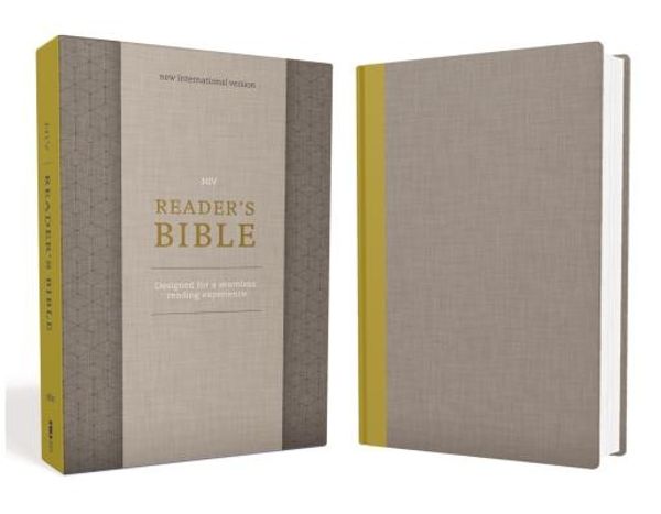 Cover Art for 9780310446613, NIV, Reader's Bible, Cloth Over Board, Gold/Gray: Designed for a Seamless Reading Experience by Zondervan